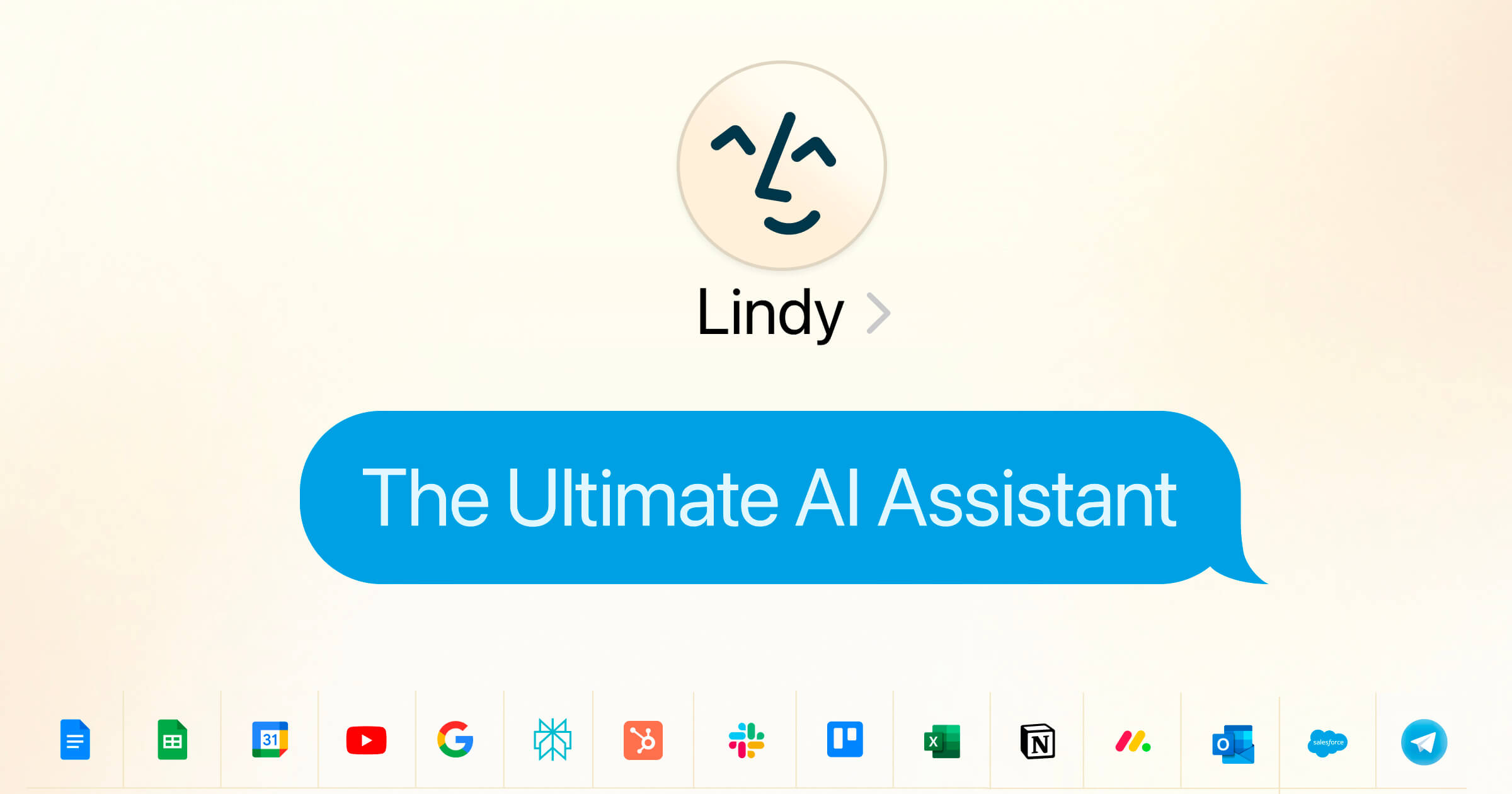 Lindy — AI executive assistant brand card