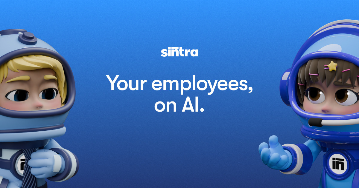 Sintra AI — hire your first AI employees team brand card