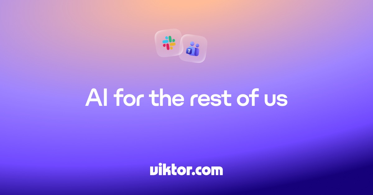 Viktor — AI for the rest of us (viktor.com brand card)
